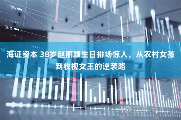 海证资本 38岁赵丽颖生日排场惊人，从农村女孩到收视女王的逆袭路